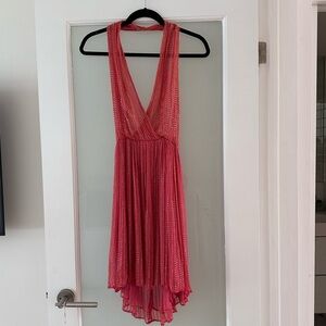 Halston Heritage Beaded Mini Dress